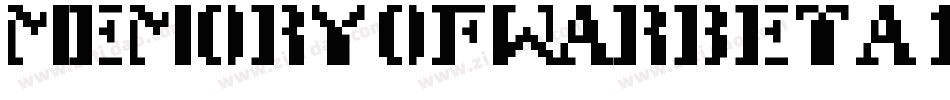 MemoryOfWarBeta1Normal-e3An字体转换