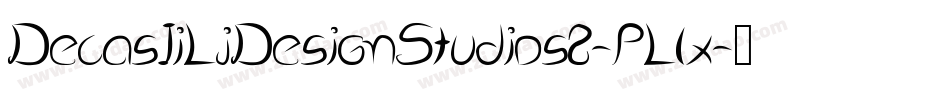 DecasIiLjDesignStudios2-PLlx字体转换