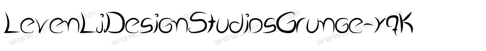 LevenLjDesignStudiosGrunge-yqKq字体转换 LevenLjDesignStudiosGrunge-yqKq字体转换