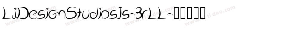 LjDesignStudiosIs-3rLL字体转换