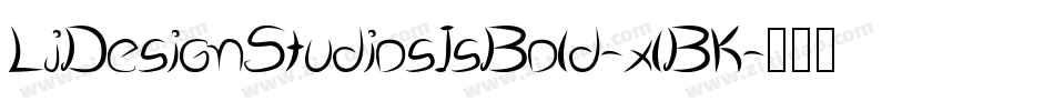 LjDesignStudiosIsBold-xlBK字体转换 LjDesignStudiosIsBold-xlBK字体转换