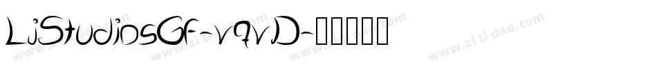 LjStudiosGf-vqvD字体转换