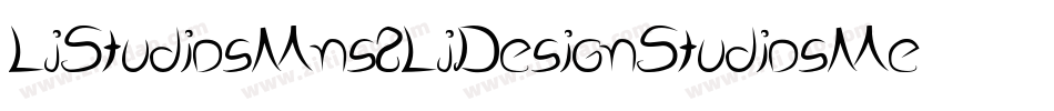 LjStudiosMns2LjDesignStudiosMedium-mOxx字体转换