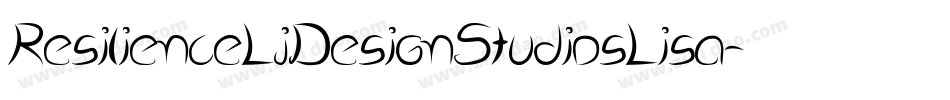 ResilienceLjDesignStudiosLisa-RGVA字体转换 ResilienceLjDesignStudiosLisa-RGVA字体转换