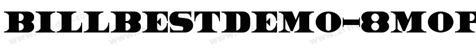 BillbestDemo-8MOpg字体转换
