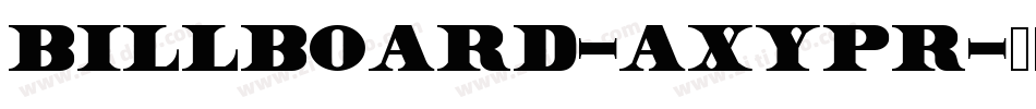 Billboard-axYpR字体转换