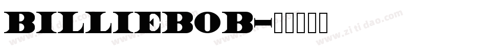 Billiebob字体转换