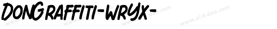 DonGraffiti-wrYx字体转换
