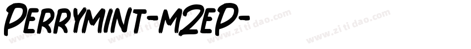 Perrymint-mZeP字体转换