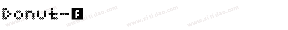 Donut字体转换
