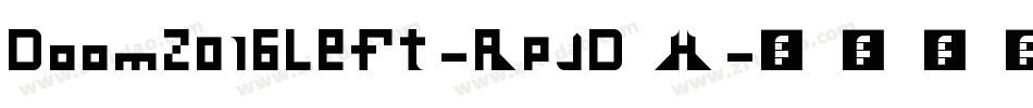 Doom2016Left-RpJDA字体转换