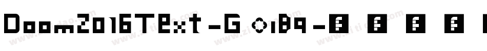 Doom2016Text-GOlBq字体转换