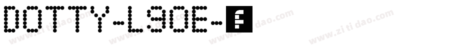 Dotty-L9oE字体转换
