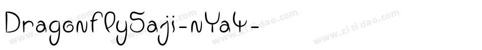 DragonflySaji-nYa4字体转换