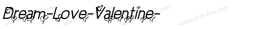 Dream-Love-Valentine字体转换