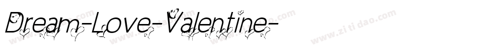 Dream-Love-Valentine字体转换