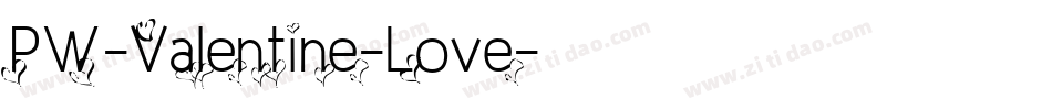 PW-Valentine-Love字体转换