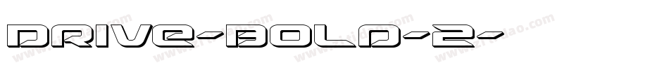 Drive-Bold-2字体转换