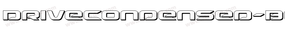 DriveCondensed-B80n字体转换