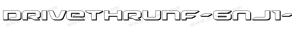 DriveThruNf-6nj1字体转换