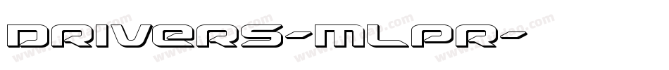 Drivers-MLpr字体转换