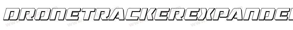 DroneTrackerExpandedItalic-BxO3字体转换