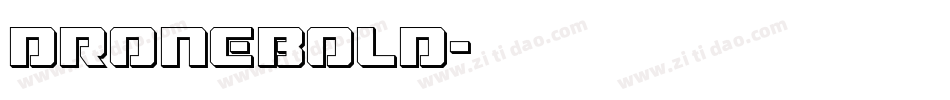 DroneBold字体转换