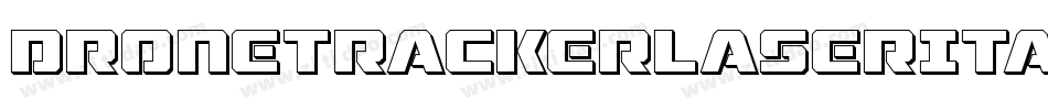DroneTrackerLaserItalic-v6G7字体转换