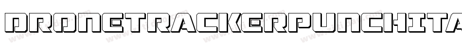 DroneTrackerPunchItalic-PBlx字体转换