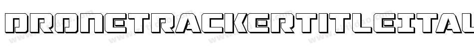 DroneTrackerTitleItalic-0w1R字体转换