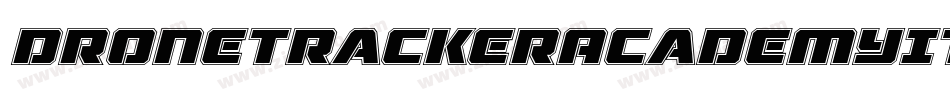 DroneTrackerAcademyItalic-Y7Ky字体转换
