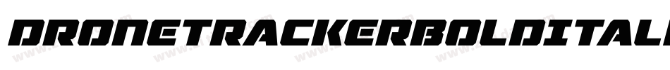 DroneTrackerBoldItalic-MnEB字体转换