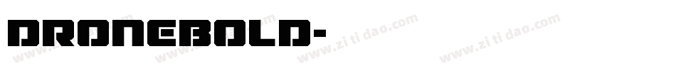 DroneBold字体转换