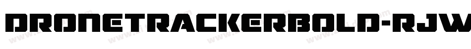 DroneTrackerBold-rjW8字体转换