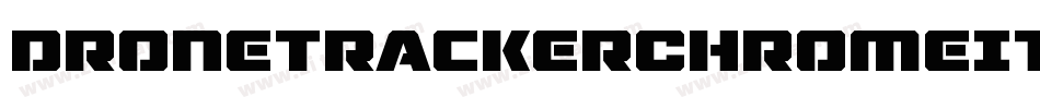 DroneTrackerChromeItalic-29B3字体转换