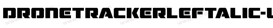 DroneTrackerLeftalic-w6W8字体转换