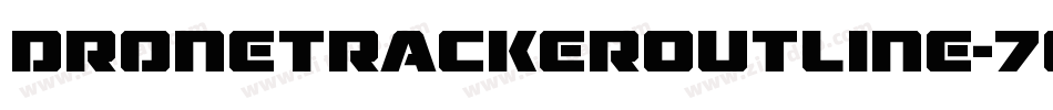 DroneTrackerOutline-7gKR字体转换