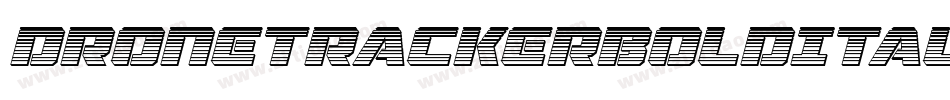 DroneTrackerBoldItalic-MnEB字体转换