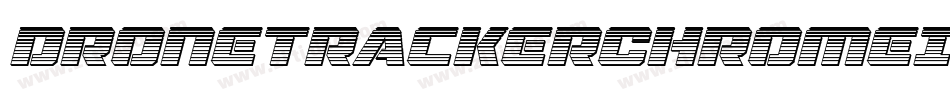 DroneTrackerChromeItalic-29B3字体转换