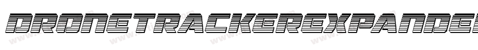 DroneTrackerExpandedItalic-BxO3字体转换