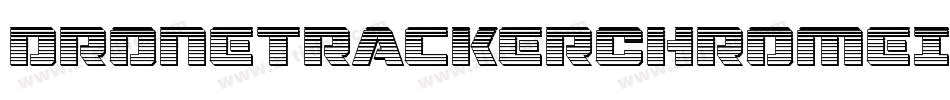 DroneTrackerChromeItalic-29B3字体转换