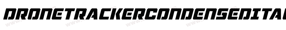 DroneTrackerCondensedItalic-lDp5字体转换