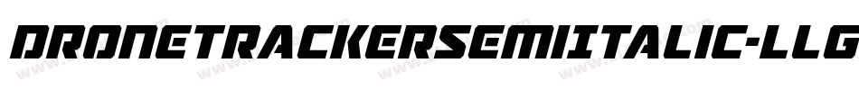 DroneTrackerSemiItalic-LlGD字体转换