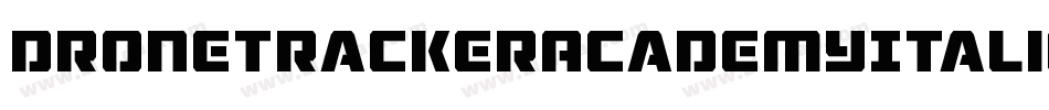 DroneTrackerAcademyItalic-Y7Ky字体转换