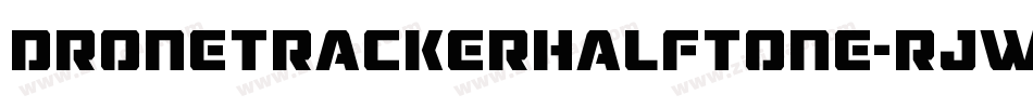 DroneTrackerHalftone-rjWp字体转换