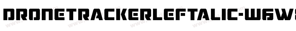 DroneTrackerLeftalic-w6W8字体转换