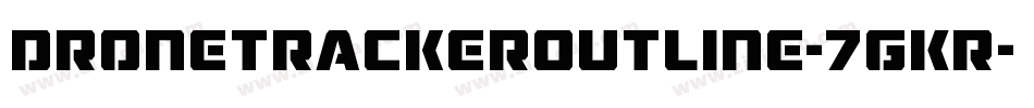 DroneTrackerOutline-7gKR字体转换