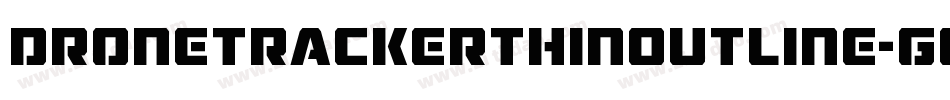 DroneTrackerThinOutline-gOeP字体转换