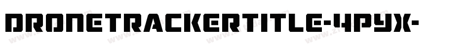 DroneTrackerTitle-4PYx字体转换