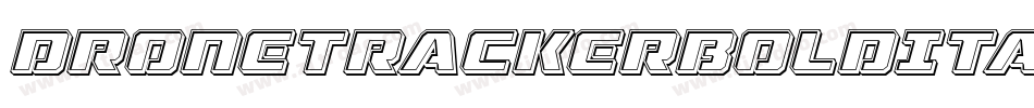 DroneTrackerBoldItalic-MnEB字体转换